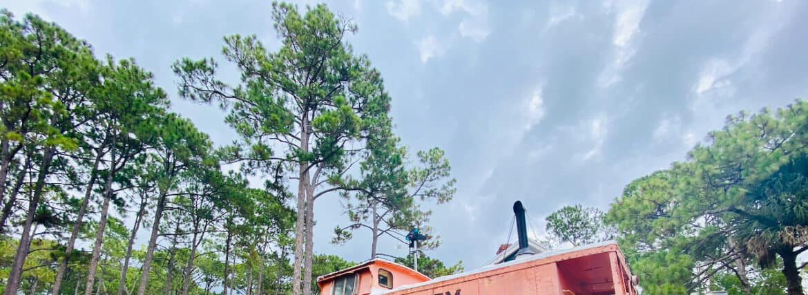 Caboose in Heritage Village Largo Florida