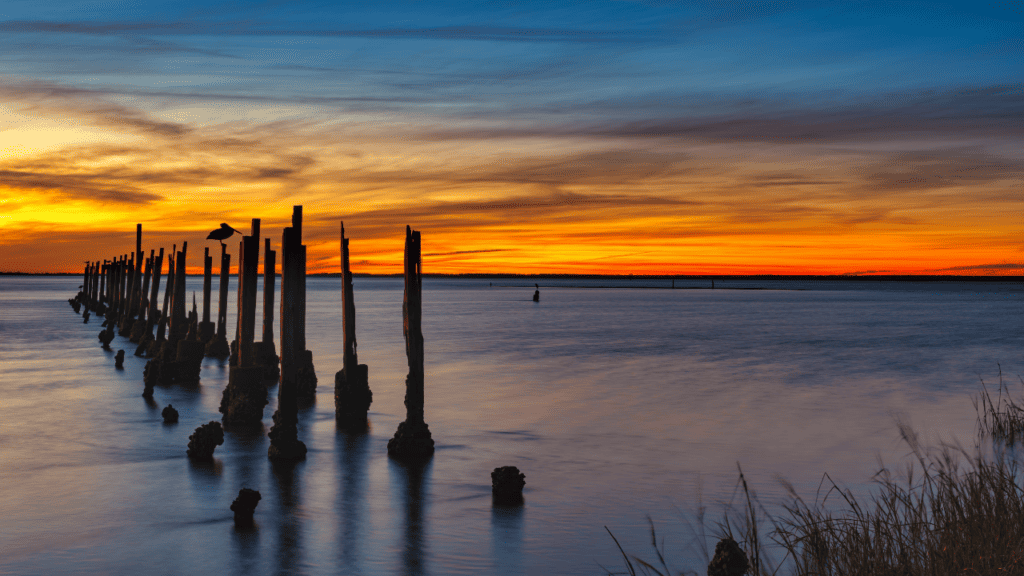 St Marks Wildlife Refuge sunset